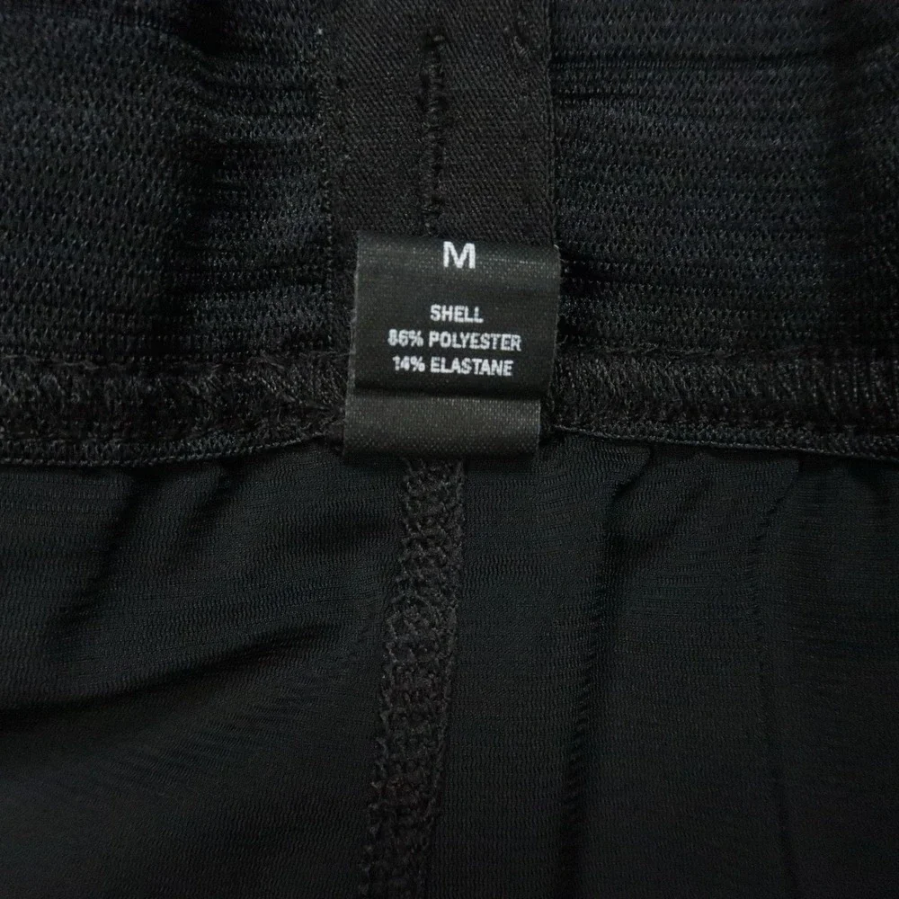 Ten Thousand Shorts Mens Medium Black Session Athletic Lined Zip Pocket Stretch
